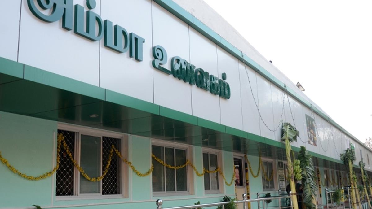 Largest Amma canteen opened at GH The Hindu